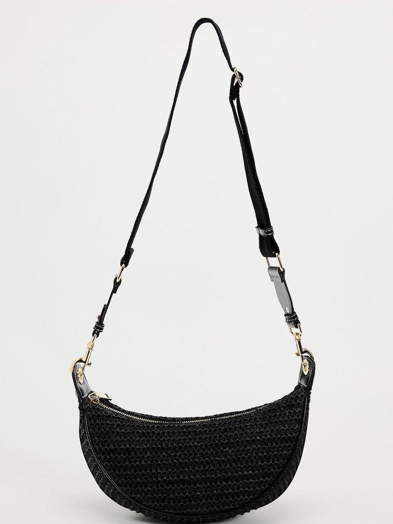 Borsa a tracolla da donna, borsa intrecciata, borsa a tracolla per il tempo libero, grande capacità, moda, borsa Jiaozi monospalla, marea_voghion.com