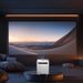 Lijiaxun 2025 Model Smart LCD Projector Small Portable Bedroom Home Theater 5G Projection 30-150inch_voghion.com
