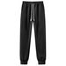 Men's Corduroy Jogger Pants With Elastic Cuff, Casual Slim Fit Trousers For Spring Autumn, Lightweight Comfortable Streetwear_voghion.com