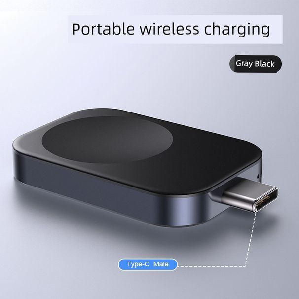 Compatible con iPhone, iPhone, Watch, cargador, interfaz de iluminación, iWatch, cable de carga tipo C inalámbrico con cabezal magnético rápido._voghion.com