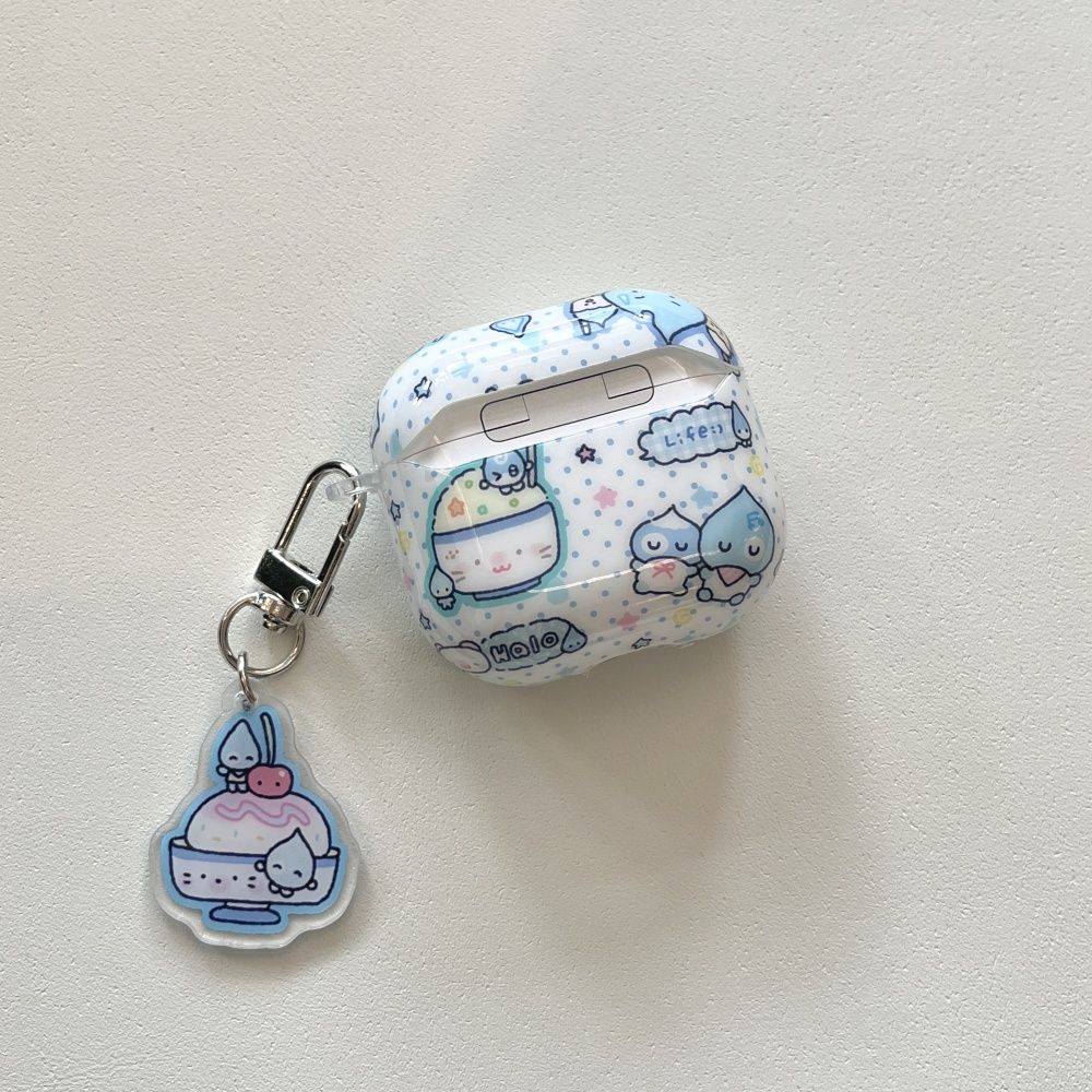 Étui de protection pour écouteurs Apple AirPods 4 et AirPods Pro 3, motif dessin animé mignon, étui souple tout compris_voghion.com
