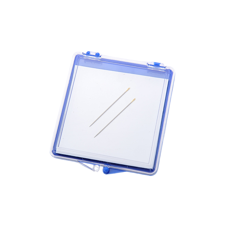 1pcs Needle Storage Square Box Soft Magnet Suction Needle Case Easy To Carry Household Sewing Tools With 2 Pcs Needles_voghion.com
