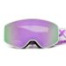 Children's with magnetic snap fasteners for wind and sand prevention, Italian anti fog lightweight lenses, quick change ski goggle_voghion.com