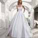 Women's Clothing Light Wedding Dress High End Sense Of Certificate White Dress Satin Simple Outdoor Travel Forest Style Graduation Dress_voghion.com