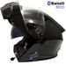 DOT & 3C Certified Modular Motorcycle Helmet – Dual Visor Flip-Up Full Face Helmet With Bluetooth, ABS Shell, Sun Shield & Clear Lens_voghion.com