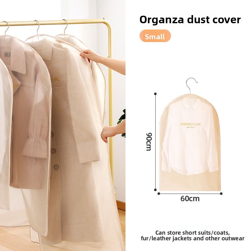 Clothing Cover Breathable Fur Mink Coat Special Dust Organza Household Garment Hanging Bag_voghion.com