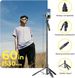 Phone Tripod 62' Selfie Stick For IPhone With Remote And 3W LED Light, Universal Mount, Phone Stand For Recording & Streaming, Tripod For IPhone_voghion.com