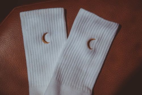 Moon Landing Embroidered Socks_voghion.com