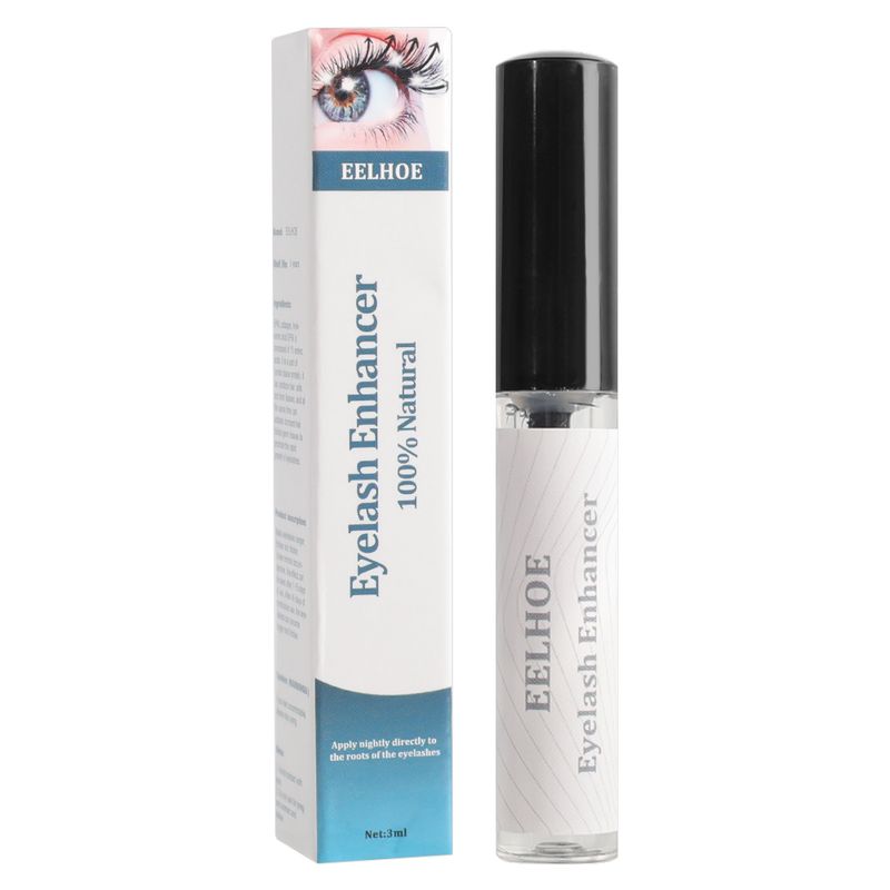 Wimpernwachstumsauge schwarz, Produkt zur Wimpernverstärkung, länger, vollere dicke Wimpern, Wimpernverstärkung, ey_voghion.com
