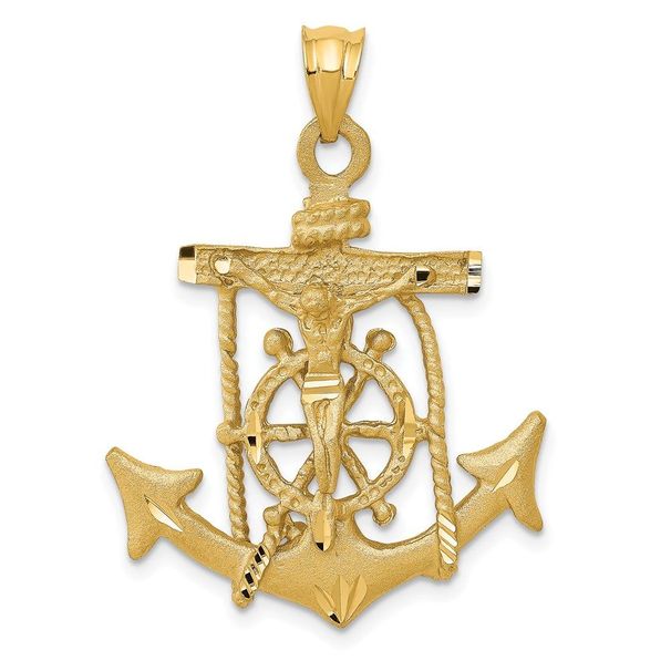 14k Mariners Cross Pendant_voghion.com