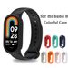 Uhrengehäuse für mi Band 8 Armband mi Band 8 Zubehör Silikon Schutzhülle Displayschutzfolie Abdeckung Armband für Xiaomi mi Band 8 NFC_voghion.com
