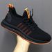 Single net optional men's fashion shoes simple trend men's sports leisure running lazy shoes_voghion.com