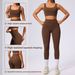 European American New Style Running Sports For Women, Body Shaping And Tummy Control Yoga Outfit, Two-Piece High_voghion.com