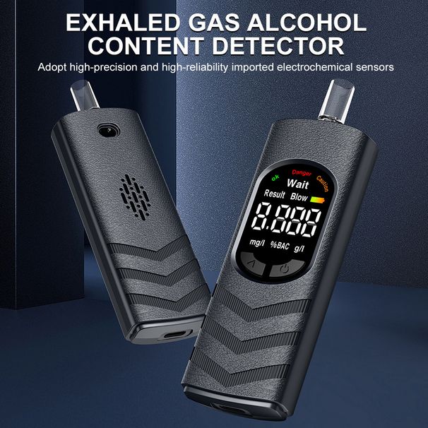 High-Precision Alcohol Breathalyzer – Professional-Grade S+ Detection For Home & Personal Use, Portable Blow Test_voghion.com