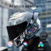 Y20 MAX Motorcycle Helmet Bluetooth Headset Intercom With Mixing V5.3 IPX6 Waterproof RGB Colorful Light Effect 1000mAh Battery_voghion.com