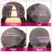 V Part Wig Human Hair Kinky Straight Wigs for Women Brazilian Yaki Straight Clip in Wigs Remy Hair_voghion.com