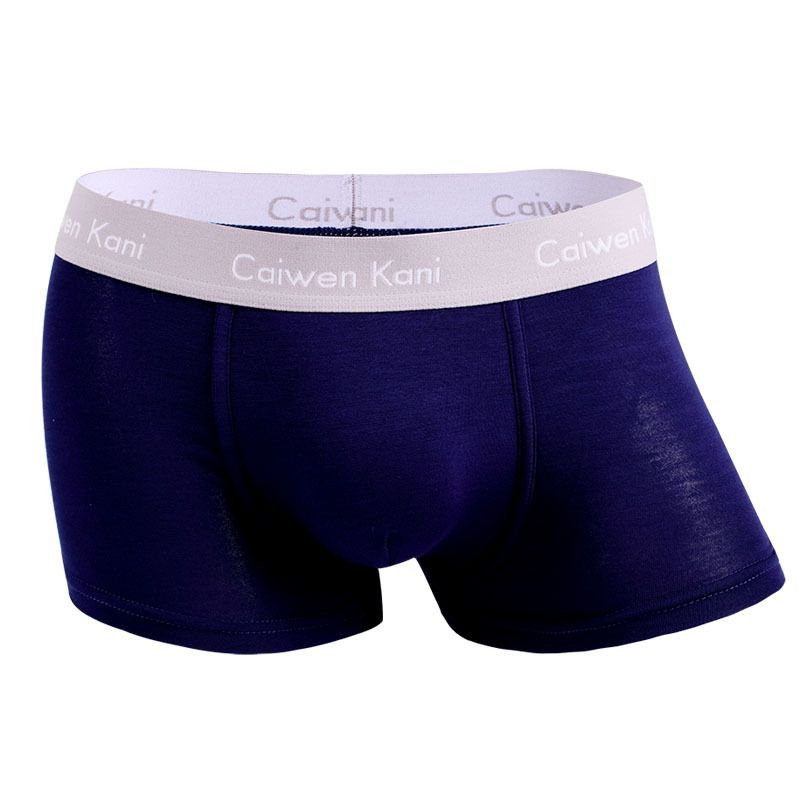 Herrenunterwäsche Boxershorts Atmungsaktive Baumwolle Modal Vier Ecken Dünne Jungen Shorts Hosen Geschenkbox_voghion.com