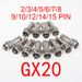 1set GX20 2/3/4/5/6/7/8/9/10/12/14/15 Pin Männlich + Weiblich 20mm Rund Draht Panel Luftfahrt Stecker Buchse Stecker Mit Kappe_voghion.com