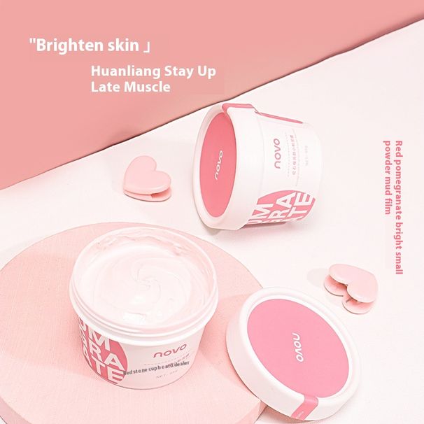 NOVO Clear Scrub Pomegranate Moisturizing Repair facial mask_voghion.com