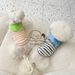 Bodipet Spring Summer College Style Embroidered Striped Leash Buckle Vest For Bichon Dogs And Cats Breathable_voghion.com