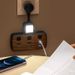 Pure Copper One-to-One Multi-Function Wireless Converter USB Charging Household Dormitory Office Socket Night Light_voghion.com