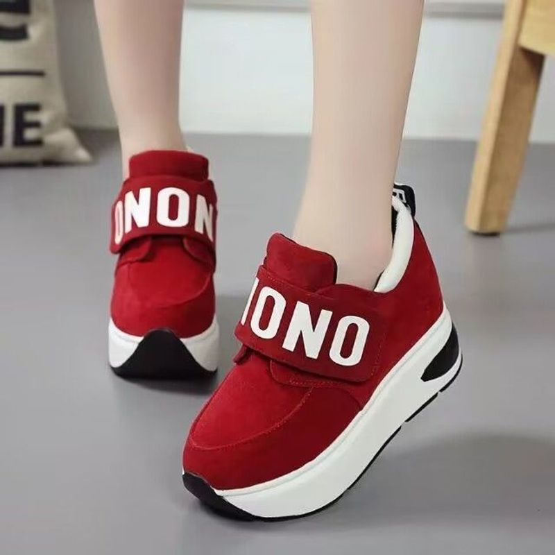 Matsuke thick soled heeled rocking magic patch high top with increased height inside's sports and casual shoes for_voghion.com