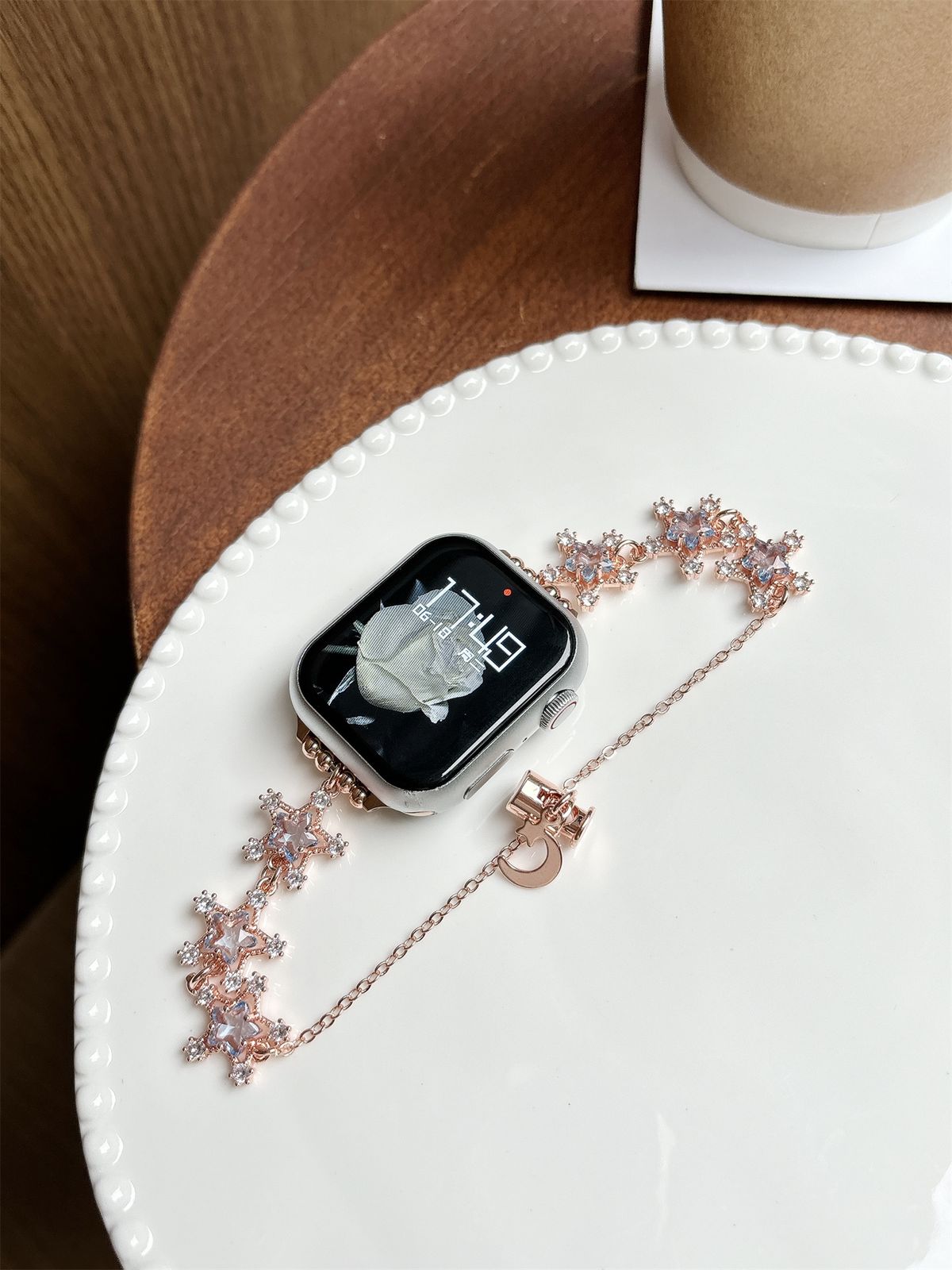 Kellarihm iWatch Ultra 2 Se 9/8/7/6 tähtede jaoks Elegantne temperamentne käevõru Kellarihm 42/44/45/49mm 38/40/41mm_voghion.com