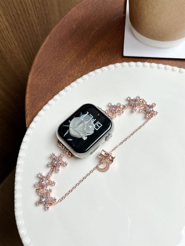 Kellarihm iWatch Ultra 2 Se 9/8/7/6 tähtede jaoks Elegantne temperamentne käevõru Kellarihm 42/44/45/49mm 38/40/41mm_voghion.com