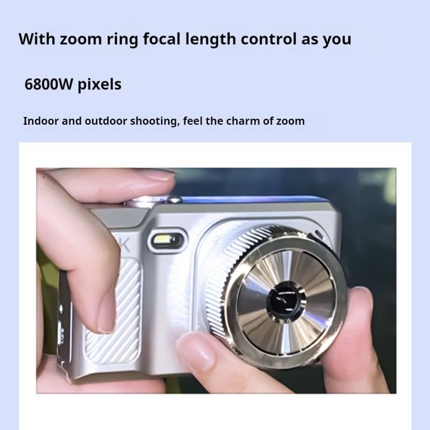 6800 W Pixel Digitale Studentenparty-Hochauflösende tragbare CCD-Kamera der Einstiegsklasse, zum Mitnehmen_voghion.com