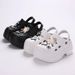 Cartoon DIY Chunky Plateau Sandalen Frauen 2024 Sommer Dicke Unterseite Clogs Gartenschuhe Frau Geschlossene Zehe Rutschfester Strand_voghion.com
