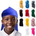 Cappello da pirata a coda lunga in velluto per bambini, di colore superiore, di grandi dimensioni, con turbante, cappello Baotou Durag_voghion.com