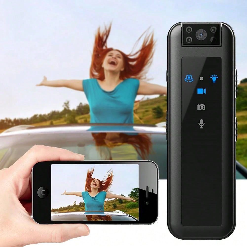 Mini športna kamera HD 1080P prenosna videokamera s priponko z infrardečim nočnim vidom digitalni video snemalnik snemalnik kazenskega pregona_voghion.com