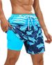 2025 Sommer Neue Strand Herren Sport Trend 3D Digital Gedruckte Doppellagige Hose_voghion.com
