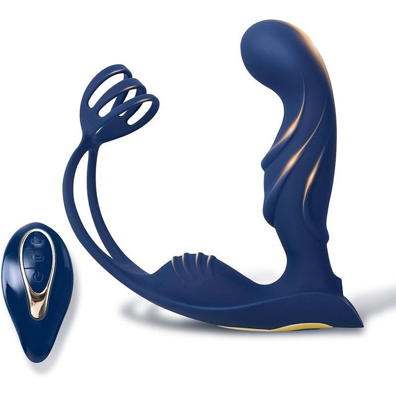 Masażer prostaty Blue Warrior drugiej generacji, ulepszony męski masturbator, korek analny, trener, przenośne zabawki erotyczne_voghion.com