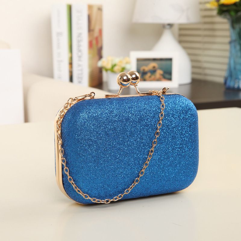2024 Borsa da sera glitterata per donna, mini borsa a tracolla con catena_voghion.com