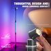 Vertikale Schlafzimmer-Stehlampe, minimalistische Ecklampe, Wohnzimmerleuchte, luxuriöse Stehlampe, Plug-in-RGB-Atmosphärenlampe_voghion.com
