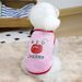 Spring New Teddy Bichon Pet Clothes Cat Small Dog Summer Thin Fruit Vest_voghion.com