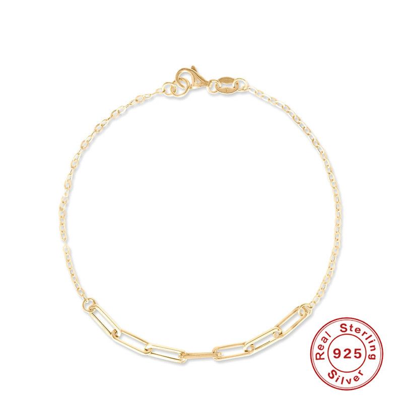 Women's Jewelry S925 Sterling Silver Ins Fun Little Snake Inlaid Diamond Turquoise Bracelet Paper Clip Creative Bracelet Hand Jewelry_voghion.com