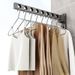 Foldable Clothes No Drilling Required Balcony Drying Multi-Functional Quilt Storage Rack Wall-Mounted Rod Bathroom_voghion.com