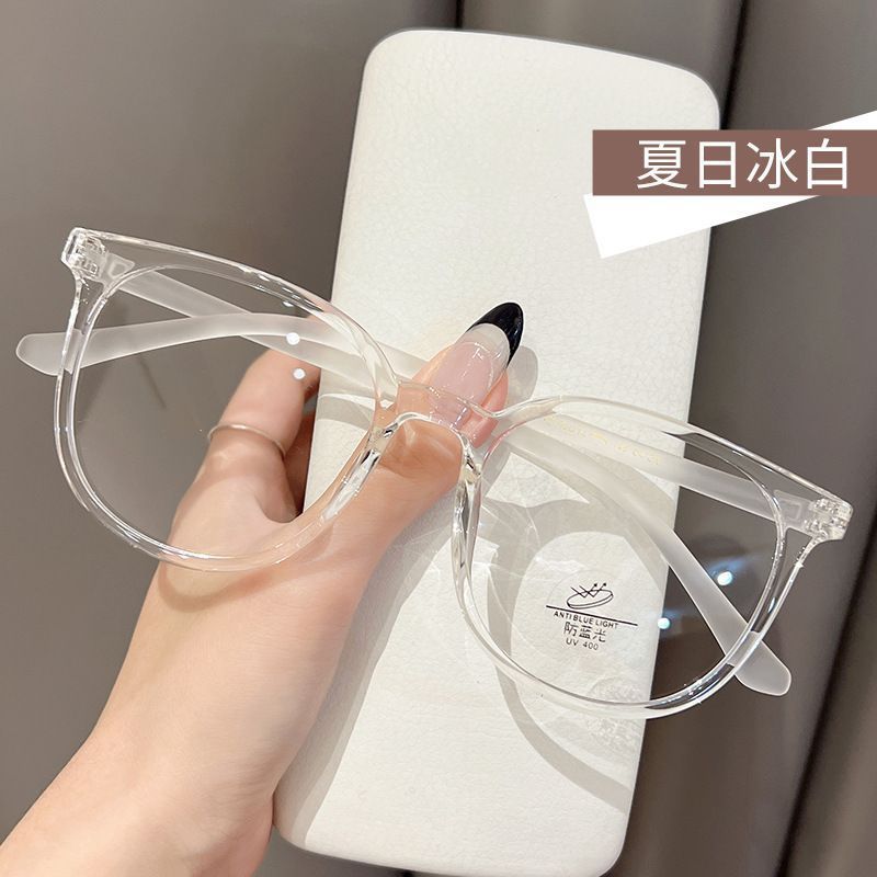 Transparente Computer Brille Rahmen Frauen Männer Anti Blau Licht Runde Brillen Blockieren Gläser Platz Optische Spektakel Brillen_voghion.com