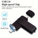 3-in-1-USB-Flash-Laufwerk 128 GB/64 GB/32 GB USB 2.0 Hochgeschwindigkeits-U-Disk, Typ-C-Metall-Stiftlaufwerk, geeignet für Computer/Laptop/Tablet_voghion.com