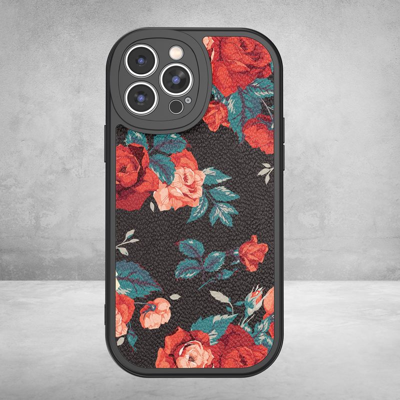 Big Eyes Lambskin Suitable For 17 Phone Sticker Painted 16 Pro Max Soft Case Protective Cover_voghion.com