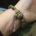 10mm Green Sandalwood Beaded Bracelet With Calabash Charm - Natural Fragrant Wood Jewelry_voghion.com