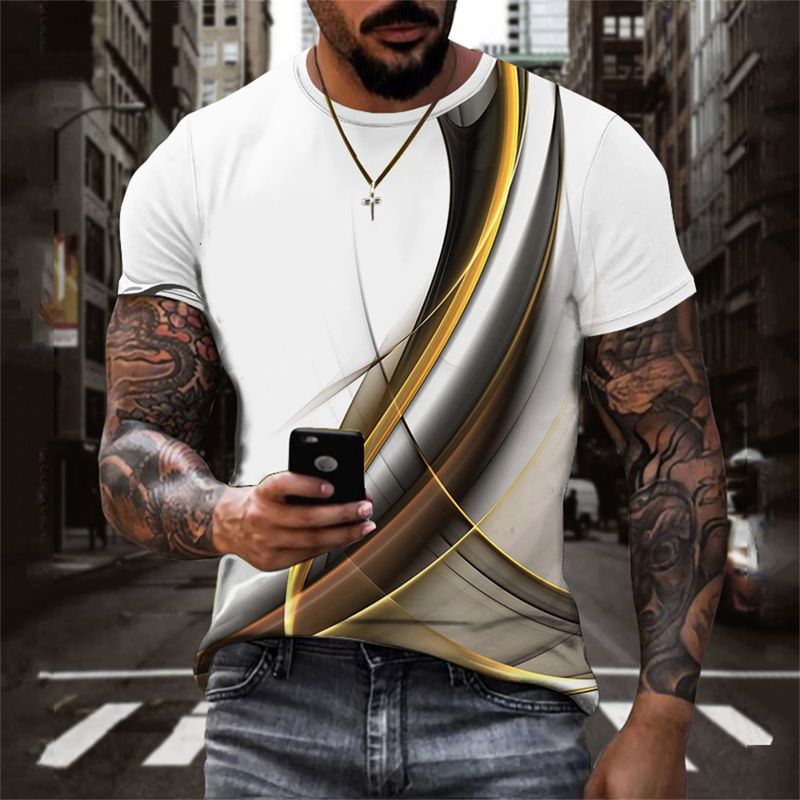 2023 Vintage men's T-shirt 3d printed casual clothing summer top Short sleeve loose T oversized T-shirt men's sweatshirt_voghion.com