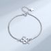 S925 Vierblättriges Kleeblatt-Armband für Mädchen, Sterling Silber, Ins Nischendesign, Handschmuck, modische Persönlichkeit, vielseitiges Armband_voghion.com