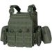 Quick-Release Tactical Vest – Laser-Cut MOLLE-Compatible Military Chest Rig (One Size, 6 Colors)_voghion.com