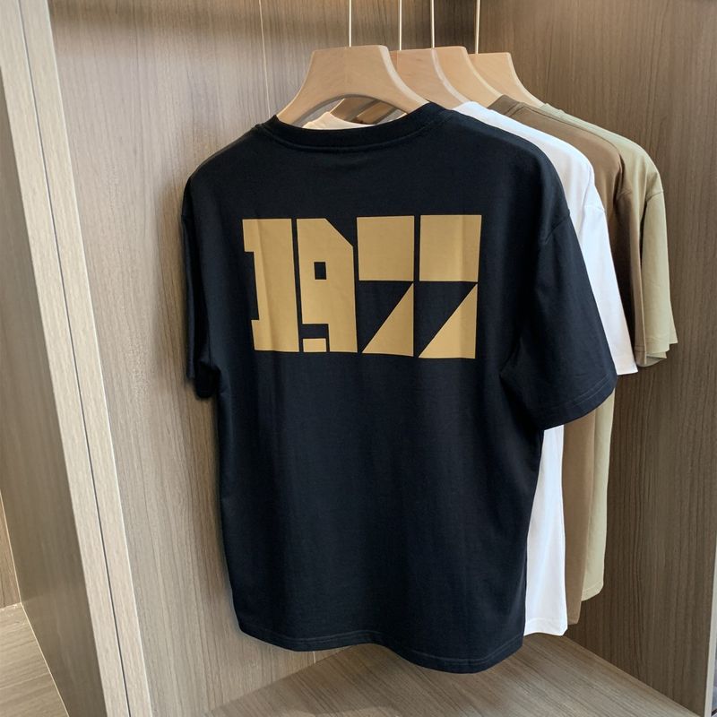 Men's Clothing Summer fashion trend digital printing short sleeved T shirt men's youth trend ins all match large size bottoming shirt top_voghion.com