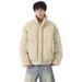 Padded Clothes Men And Women Loose Padded Jacket Bread Clothes Short Stand-up Neck Padded Jacket_voghion.com