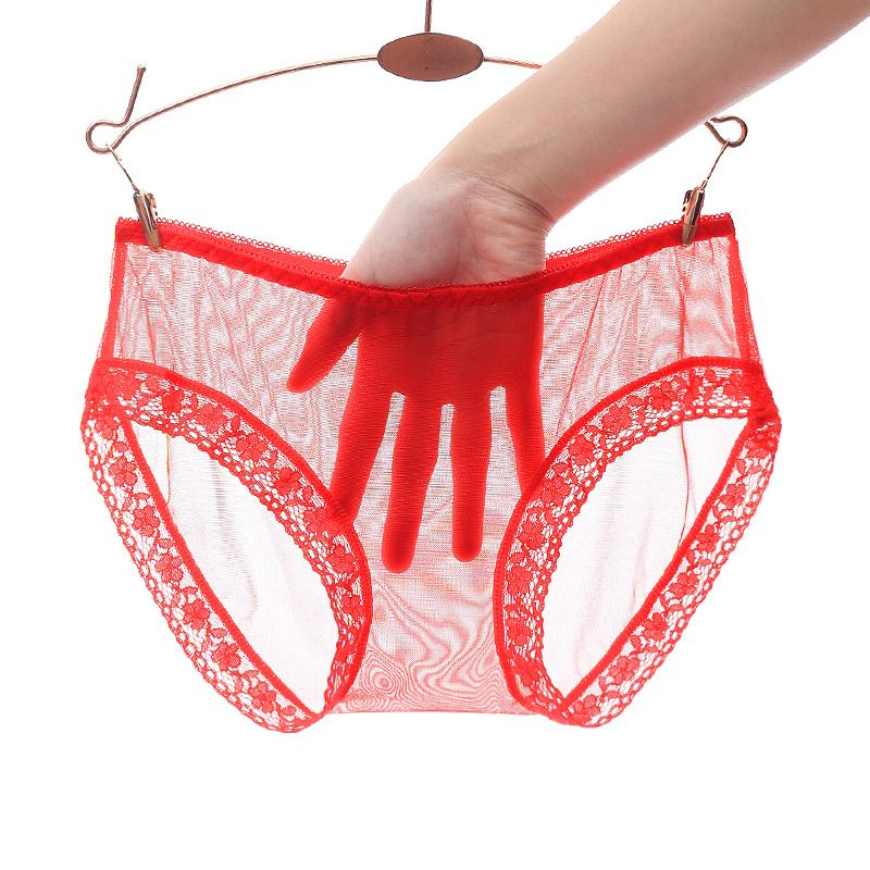 Fully Transparent One Piece Seamless Sexy Women's Underwear With Breathable And Playful Fur Exposed Low Waisted Spicy_voghion.com