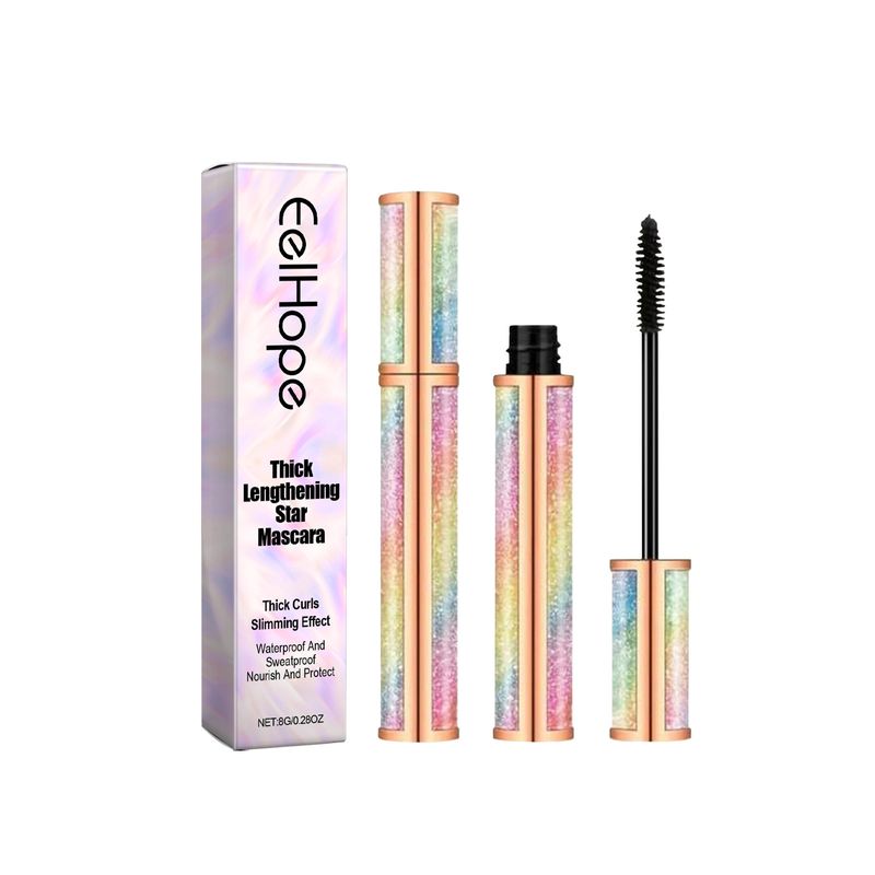 EELHOPE thick curling natural slender plump waterproof eye black not easy to smudge_voghion.com